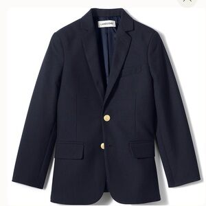 Lands End Dark Navy Blazer size 10